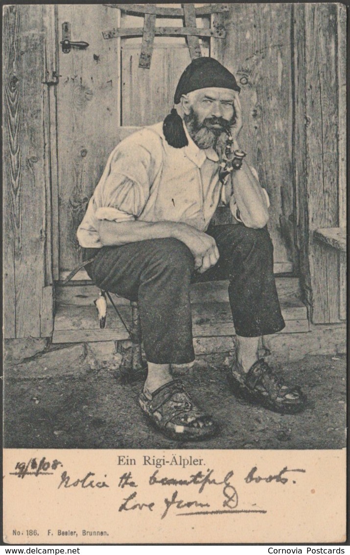 Ein Rigi-Alpler, 1908 - Franz Beeler AK - Other & Unclassified