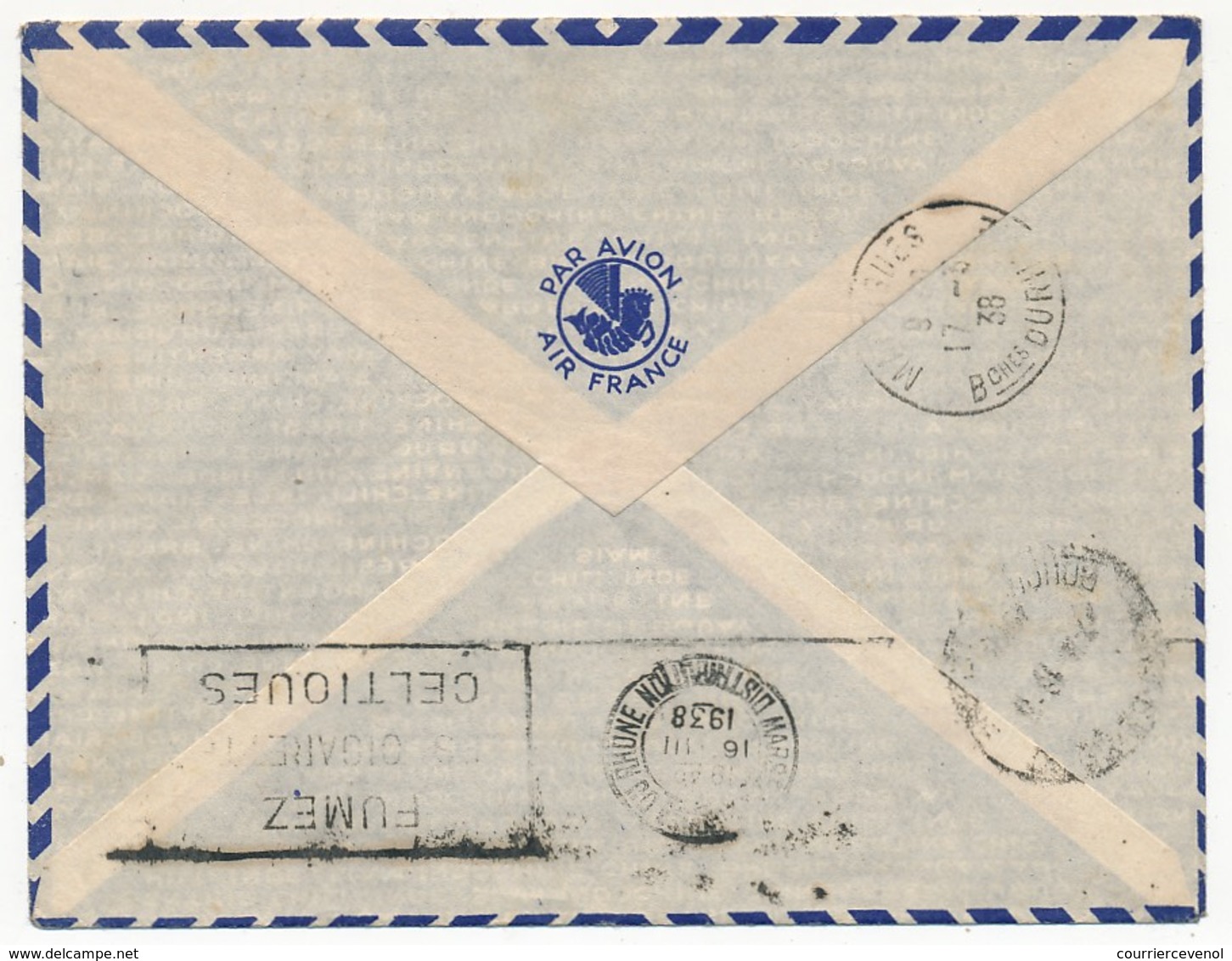 SENEGAL - Belle Enveloppe Affr. Composé - Dakar Sucoursale 1938 - Cartas & Documentos