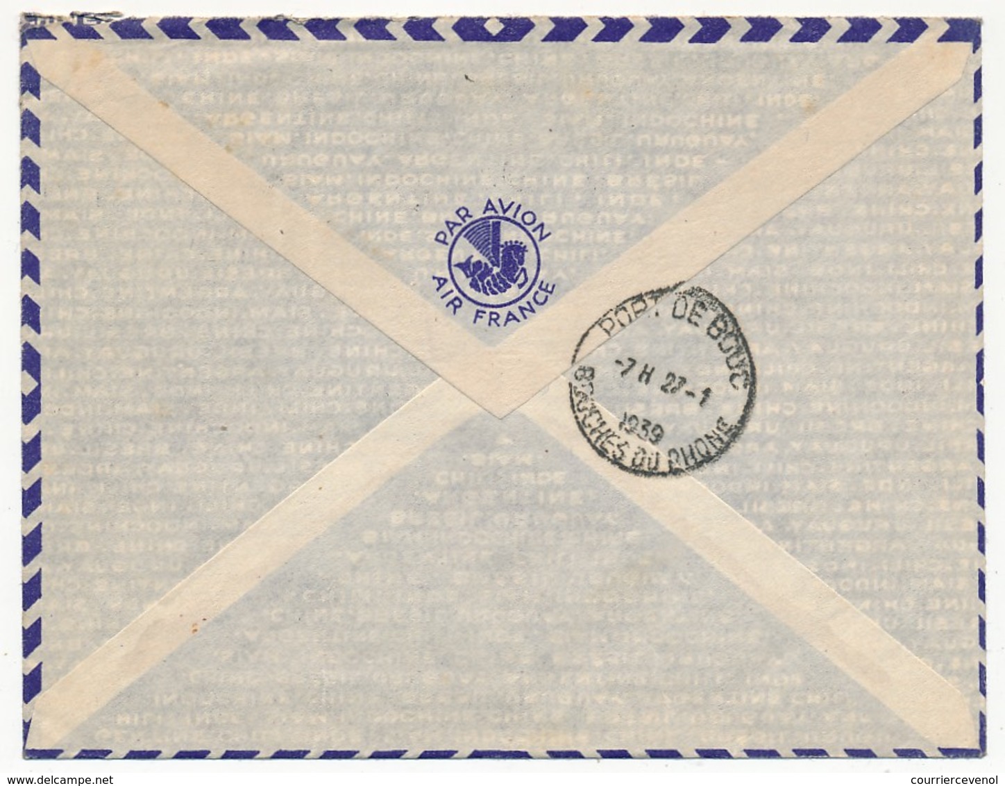 SENEGAL - Belle Enveloppe Affr. 2x 1,75 (paire) - Obl Dakar Sénégal (faible) 1939 - Lettres & Documents