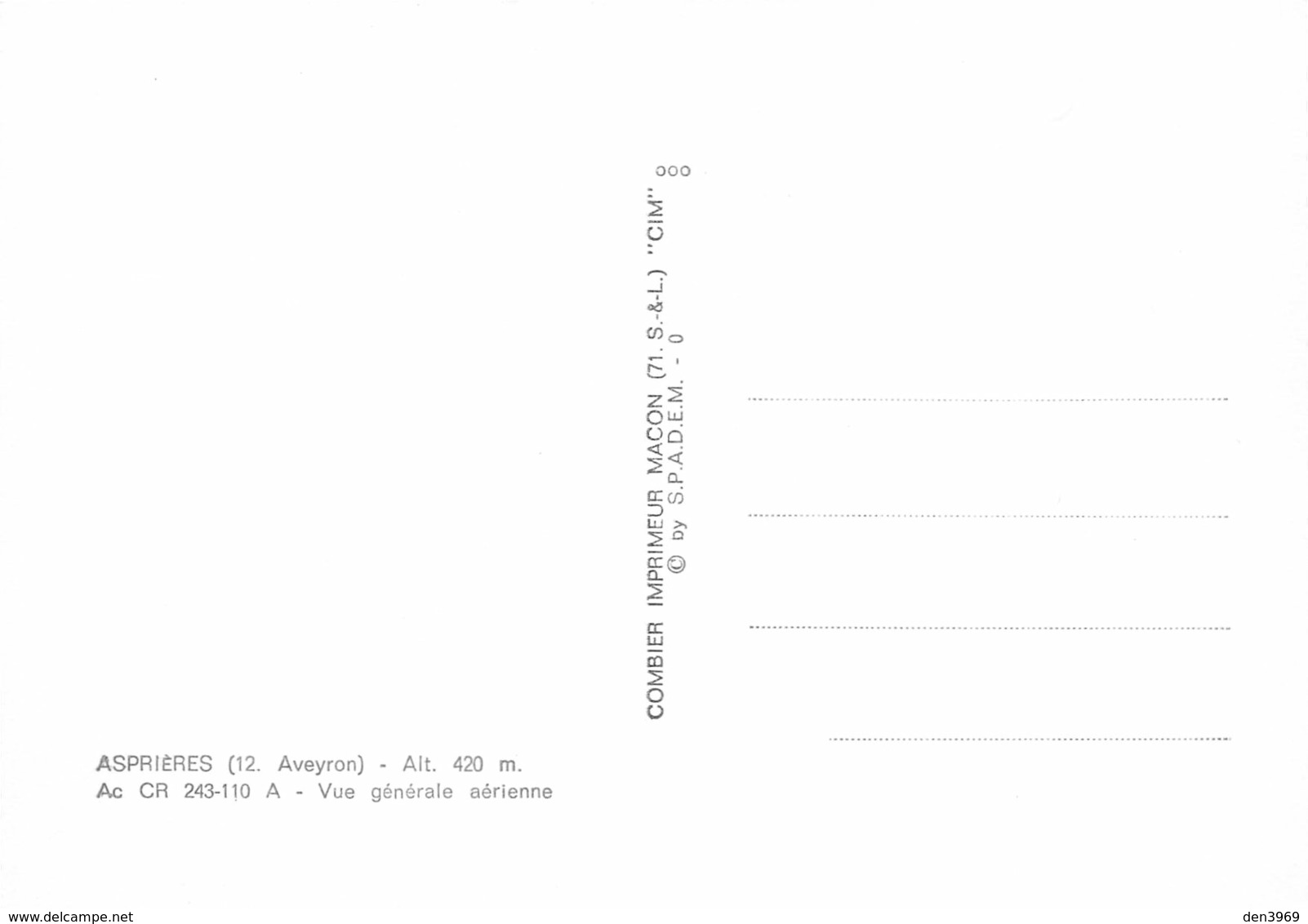 ASPRIERES - Vue Générale Aérienne - Autres & Non Classés