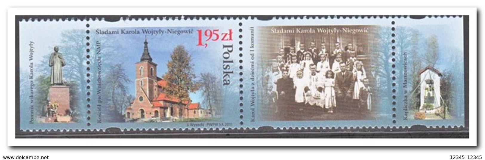 Polen 2011, Postfris MNH, Life Stations Of Karol Wojtyla - Ongebruikt