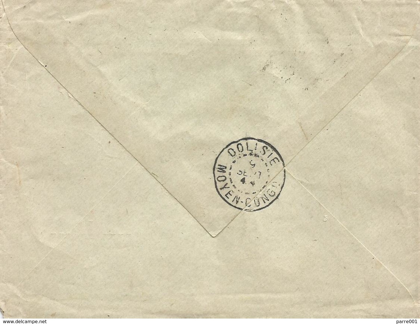 AEF Congo 1944 Pointe Noire Phoenix Censored Domestic Cover To Dolisie - Brieven En Documenten