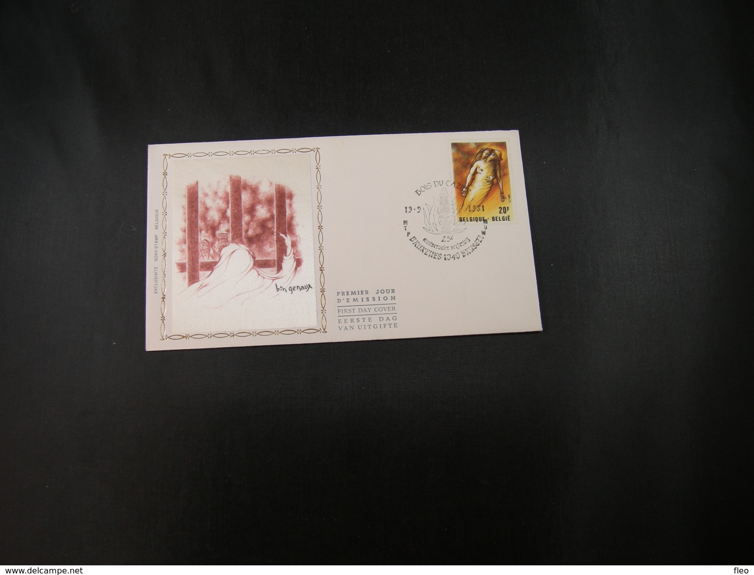 BELG.1981 2018 FDC Soie/zijde (Bruxs): " Coal Mine Disaster Bois Du Cazier Marcinelle " - 1981-1990