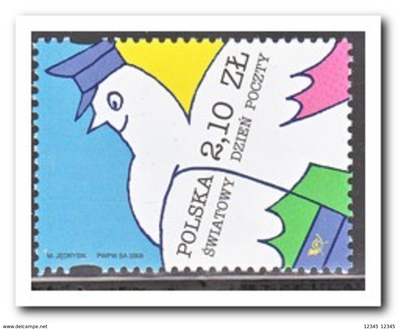 Polen 2008, Postfris MNH, World Post Day - Ongebruikt