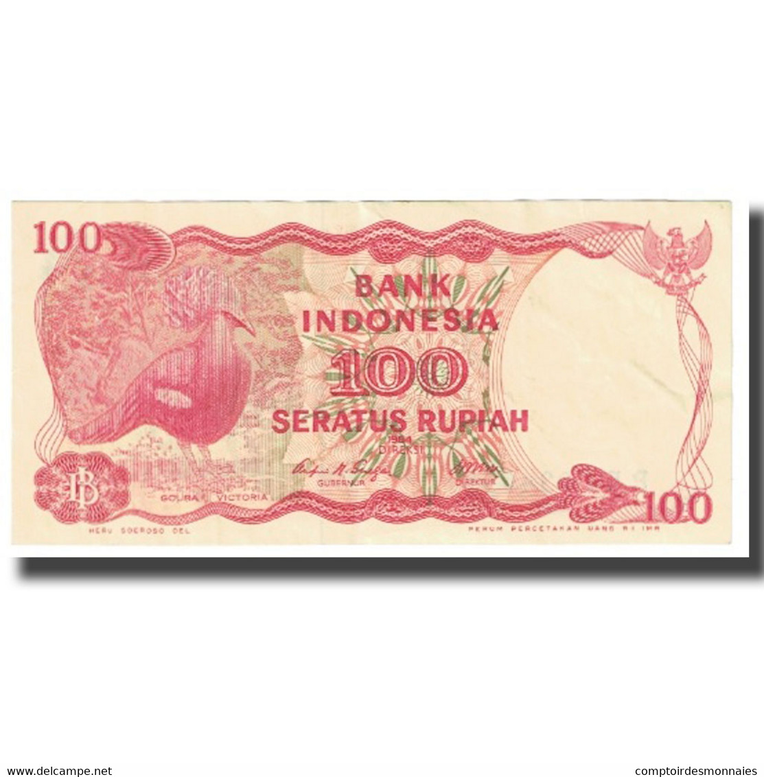 Billet, Indonésie, 100 Rupiah, 1984, KM:122a, TTB - Indonésie