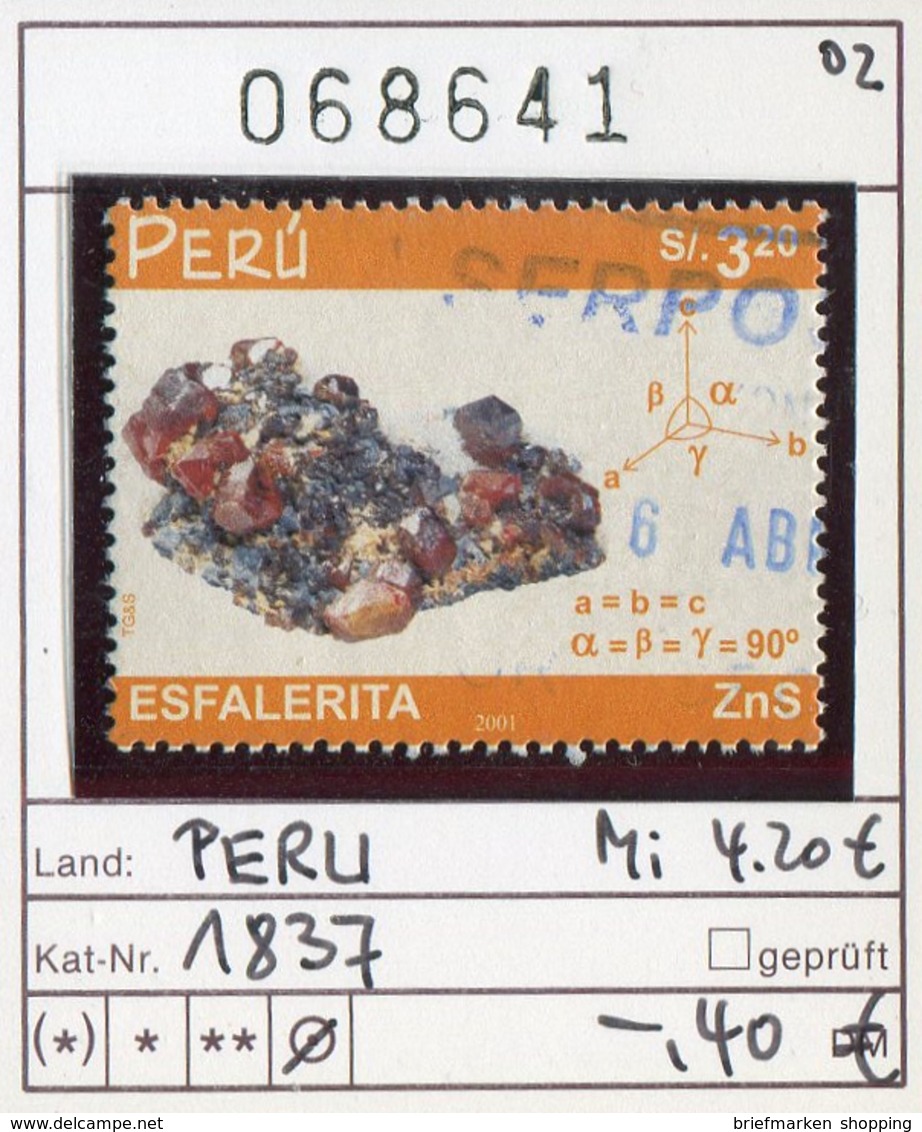 Peru 2002 - Michel 1837 - Oo Oblit. Used Gebruikt - Peru