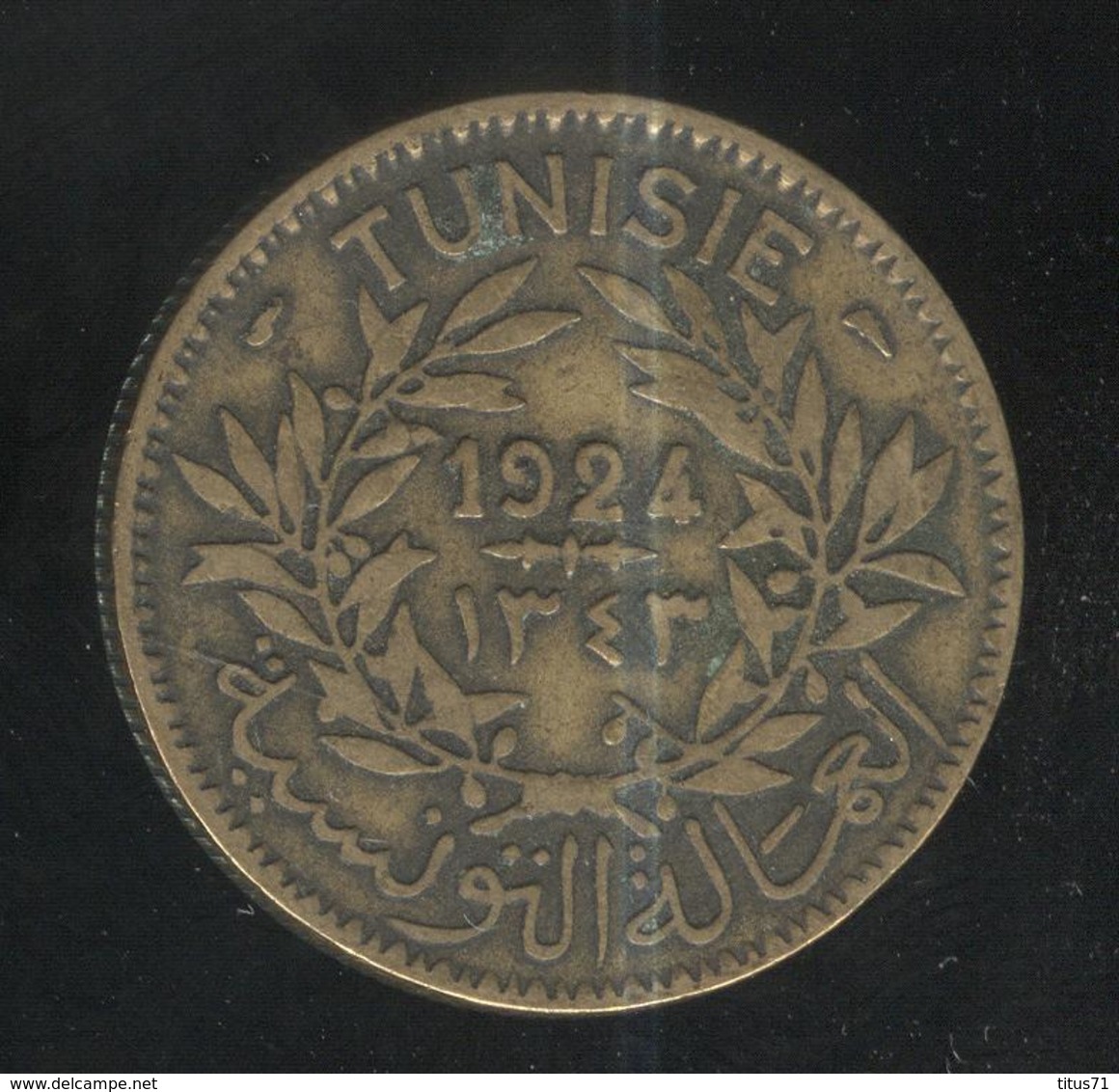 2 Francs Tunisie 1924 - Tunisie