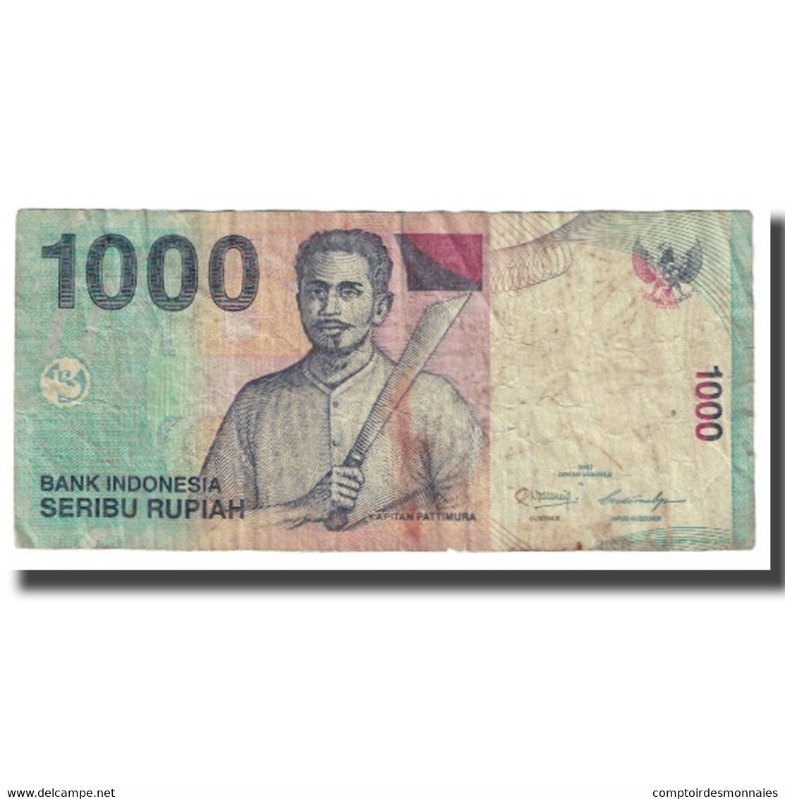 Billet, Indonésie, 1000 Rupiah, 2013, KM:141a, TB - Indonesia