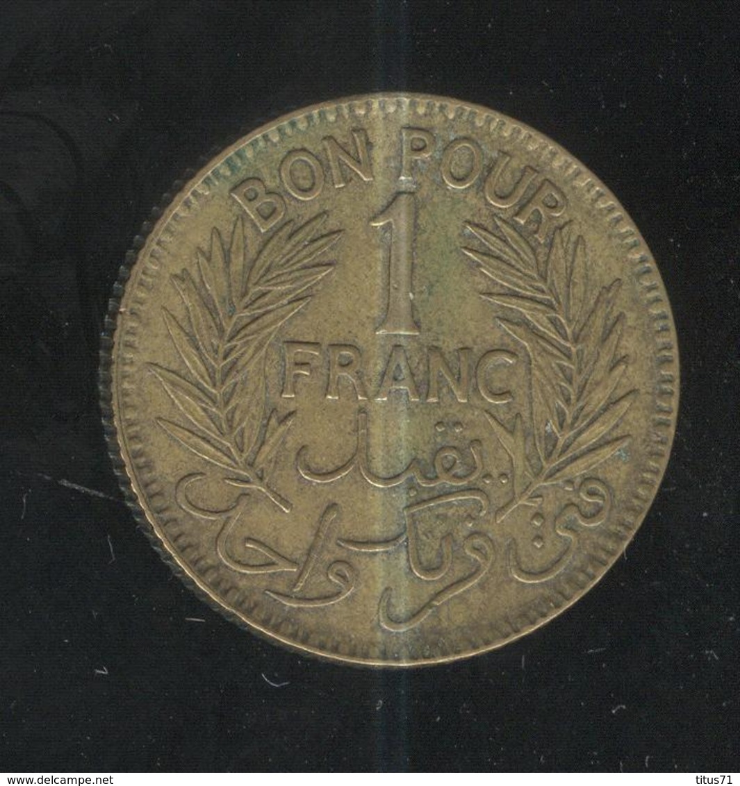 1 Franc Tunisie 1941 - Túnez