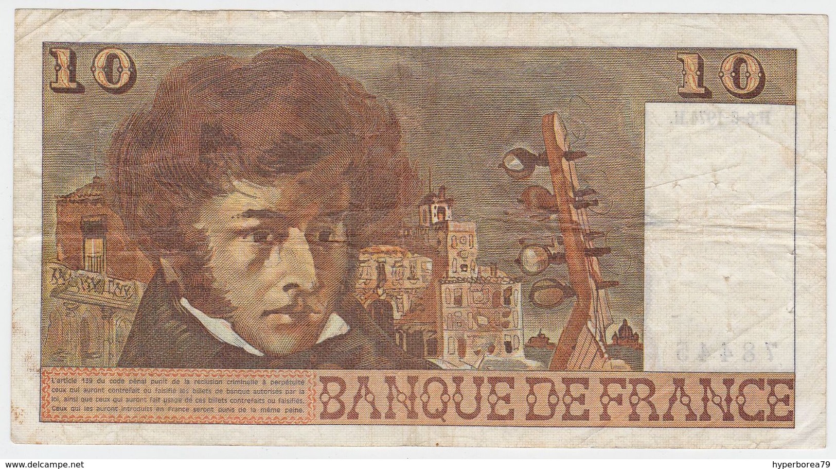 France P 150 A - 10 Francs 1974 - Fine+ - 10 F 1972-1978 ''Berlioz''