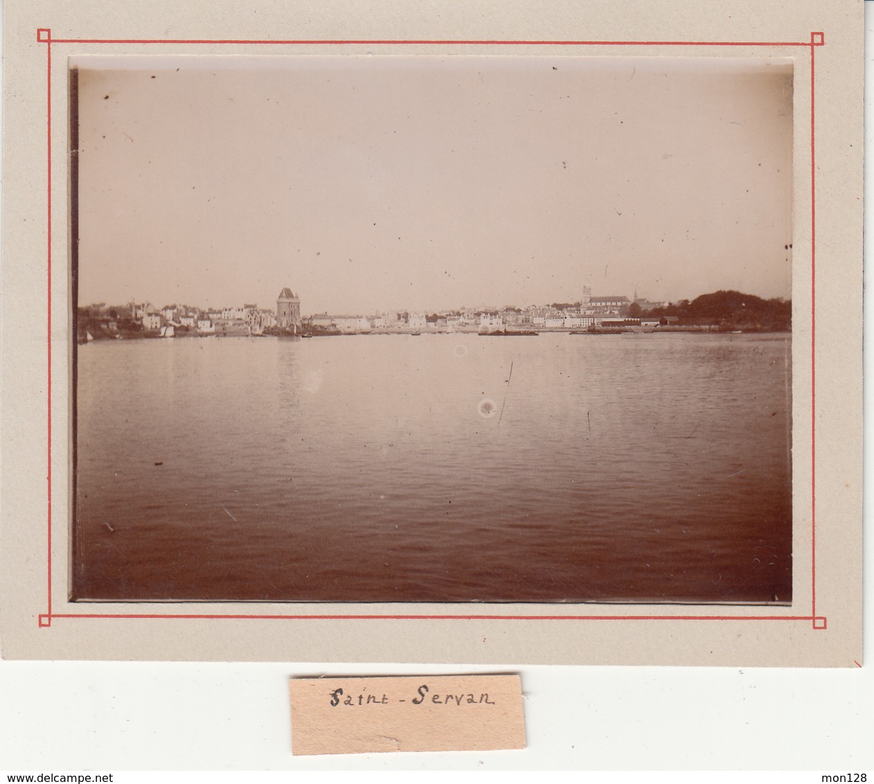 BRETAGNE - SAINT SERVAN - PHOTO DE 1899 NON COLLEE - 9x12 Cms - Anciennes (Av. 1900)