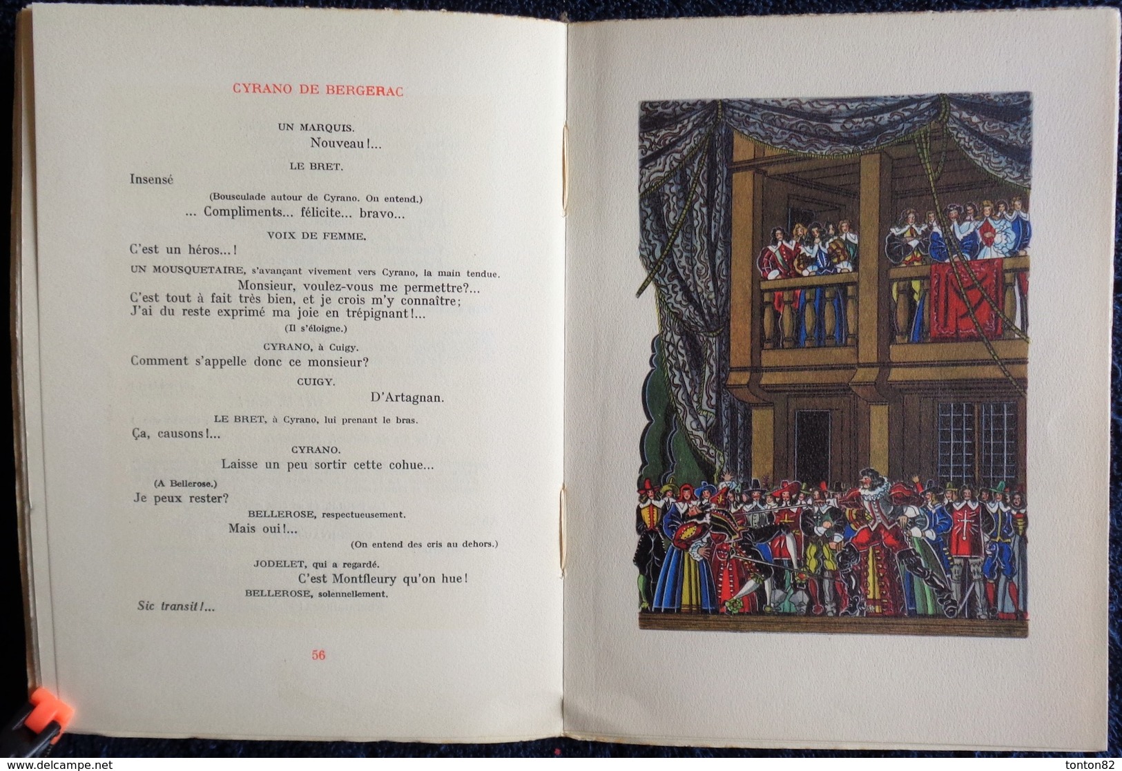 Edmond Rostand - Cyrano De Bergerac - Éditions Du Panthéon - ( 1954  ) . - Franse Schrijvers