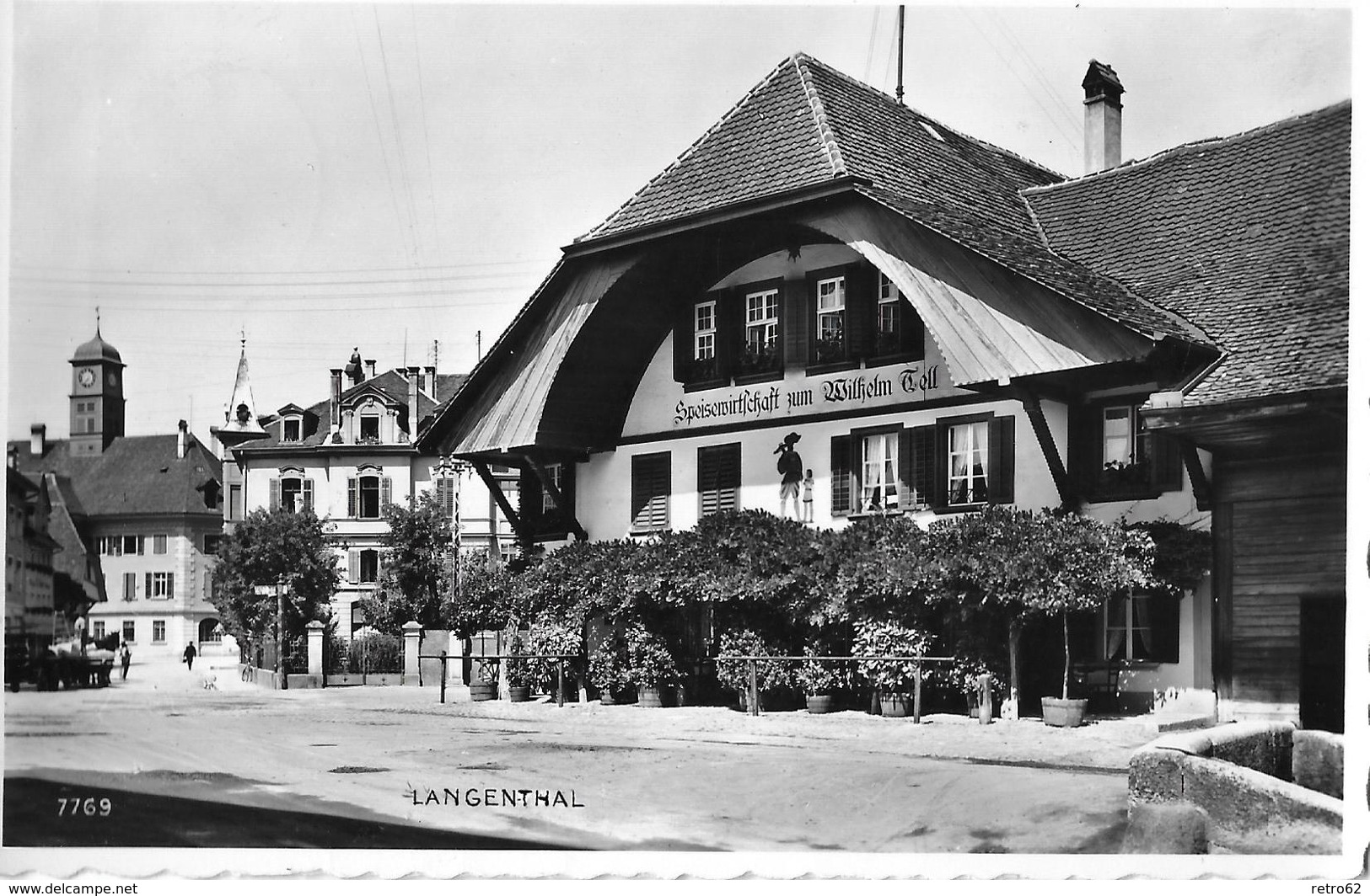 LANGENTHAL → Speisewirtschaft Zum Willhelm Tell Anno 1948 - Langenthal