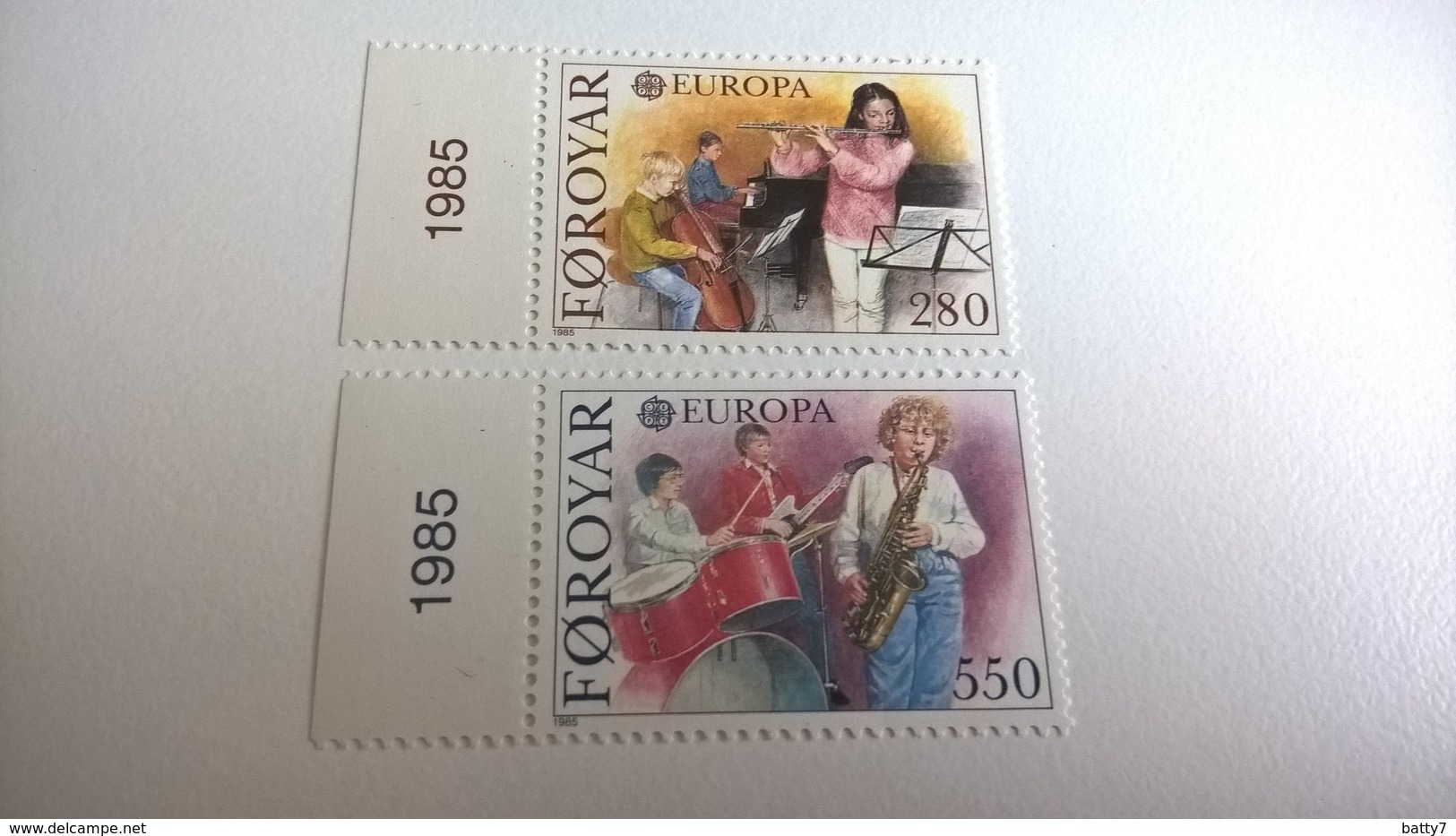 EUROPA FAROYAR 1985 - INTEGRI - Isole Faroer