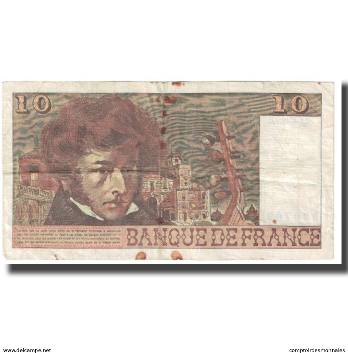 France, 10 Francs, Berlioz, 1978, P. A.Strohl-G.Bouchet-J.J.Tronche, 1978-03-02 - 10 F 1972-1978 ''Berlioz''