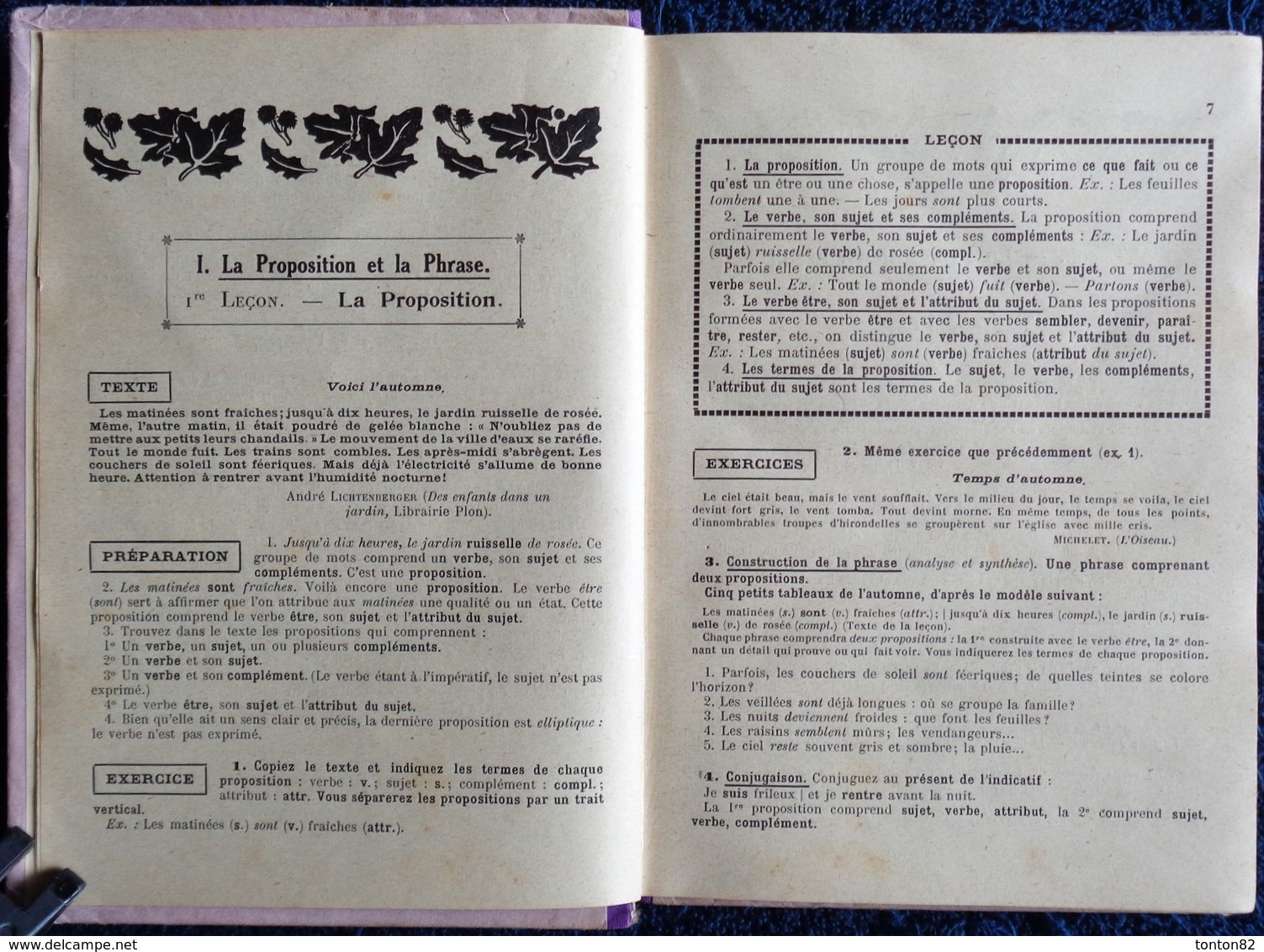 A. Souché - La Grammaire Nouvelle  Et Le Français - Certificat D'Études Primaires - Librairie Fernand Nathan - ( 1953 ) - 12-18 Ans