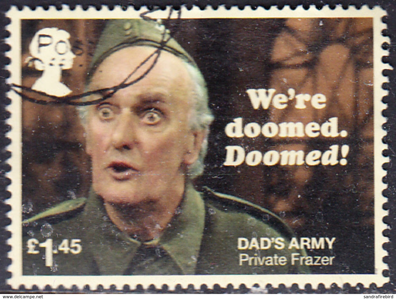2018  Dad's Army (TV Series) - We're Doomed, Doomed! £1.45 - Used Stamps