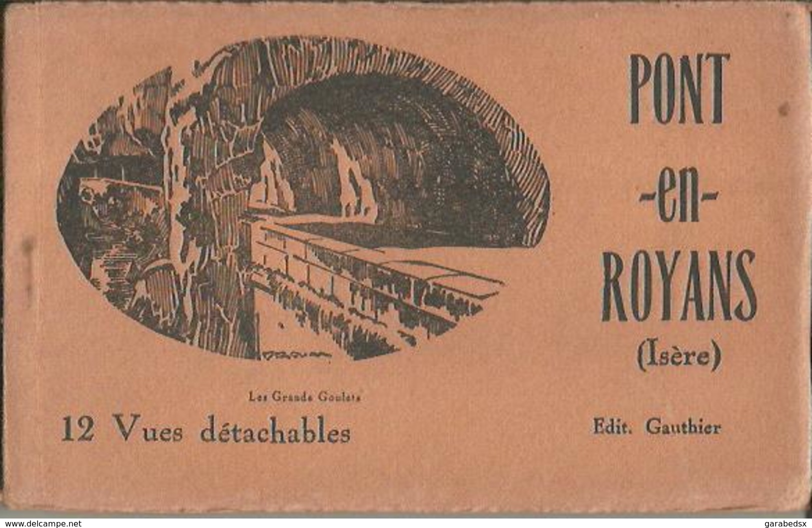 CARNET Complet De 12 Cartes Postales Anciennes De PONT-EN-ROYANS (Edit. Gauthier). - Pont-en-Royans