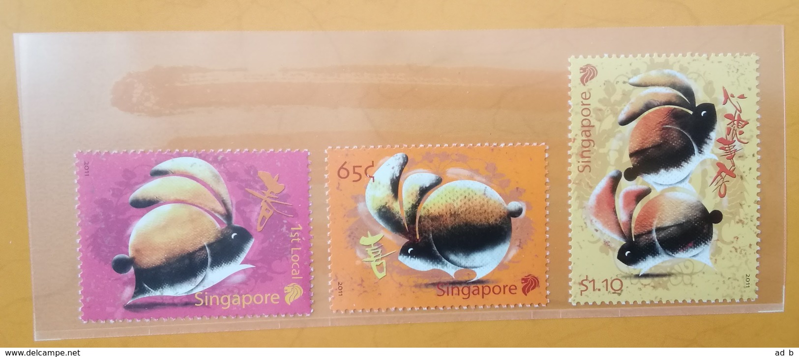 2011 Singapore. Year Of Rabbit. Stamp Set Presentation Pack. MNH - Anno Nuovo Cinese