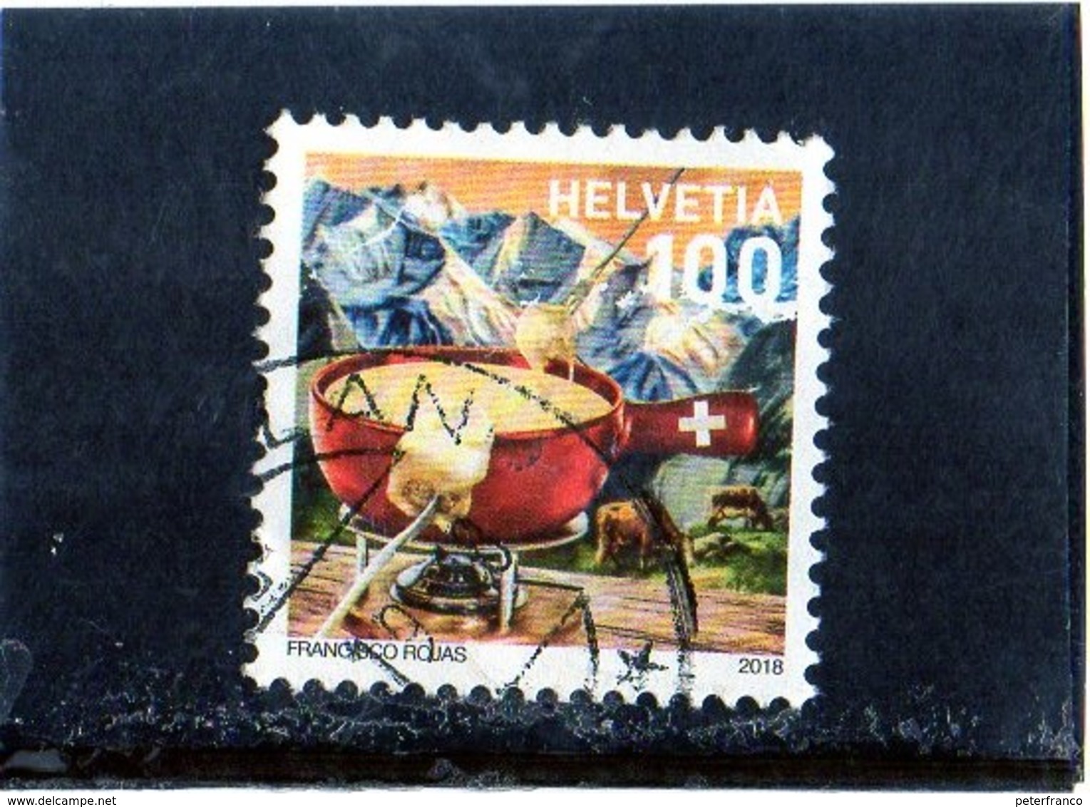 2018 Svizzera - La Fonduta - Used Stamps