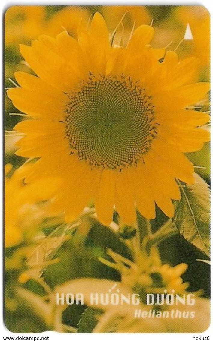 Vietnam - Uniphonekad - Helianthus Flower - 83MVFA - 50.000ex, Used - Vietnam