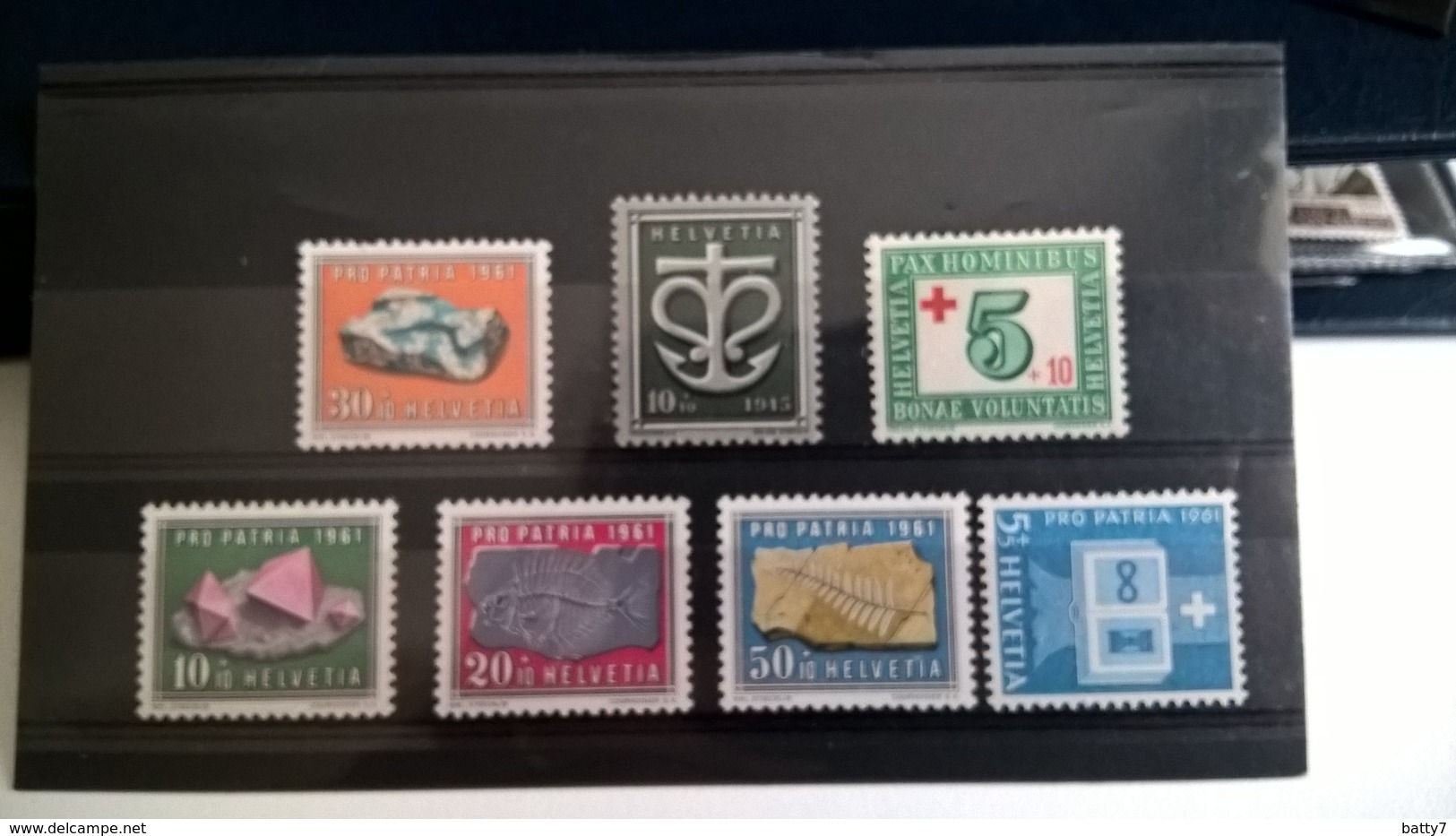 HELVETIA SVIZZERA PRO PATRIA 1961 - INTEGRI - Nuovi