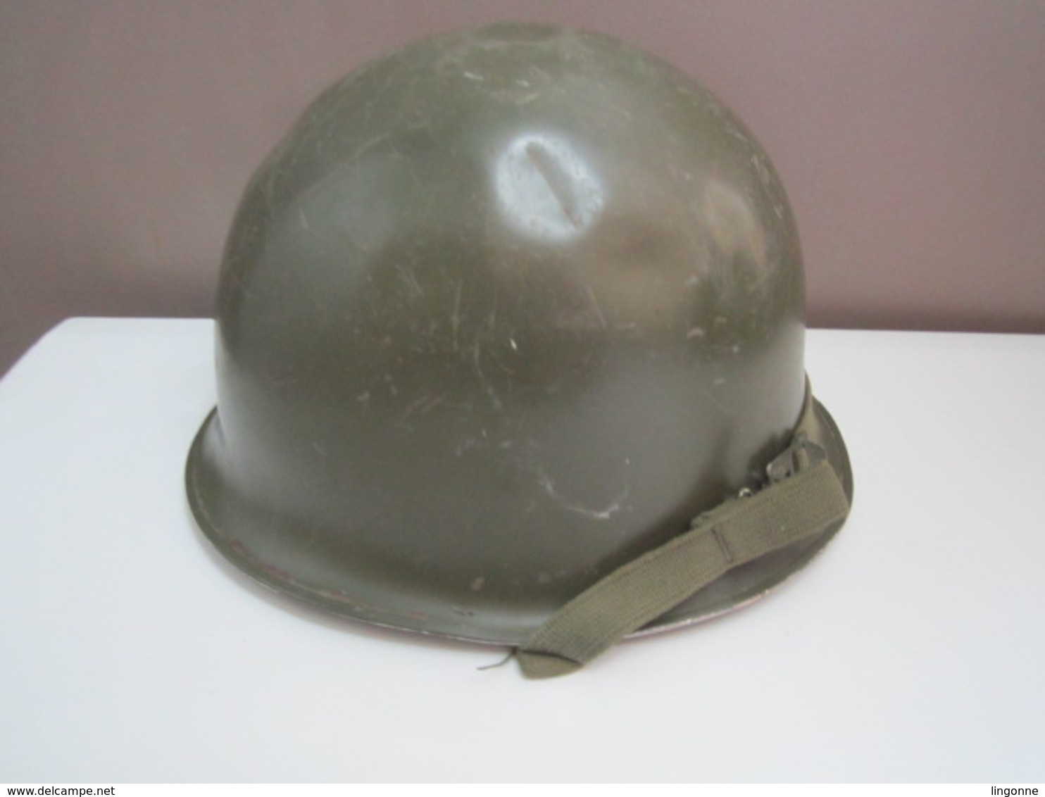 ANCIEN CASQUE MILITAIRE DE L’ARMÉE FRANÇAISE DUNOIS COUSANCE 1976 - Cascos