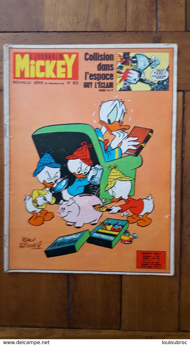 LE JOURNAL DE MICKEY ANNEE 1968  N°823 - Journal De Mickey