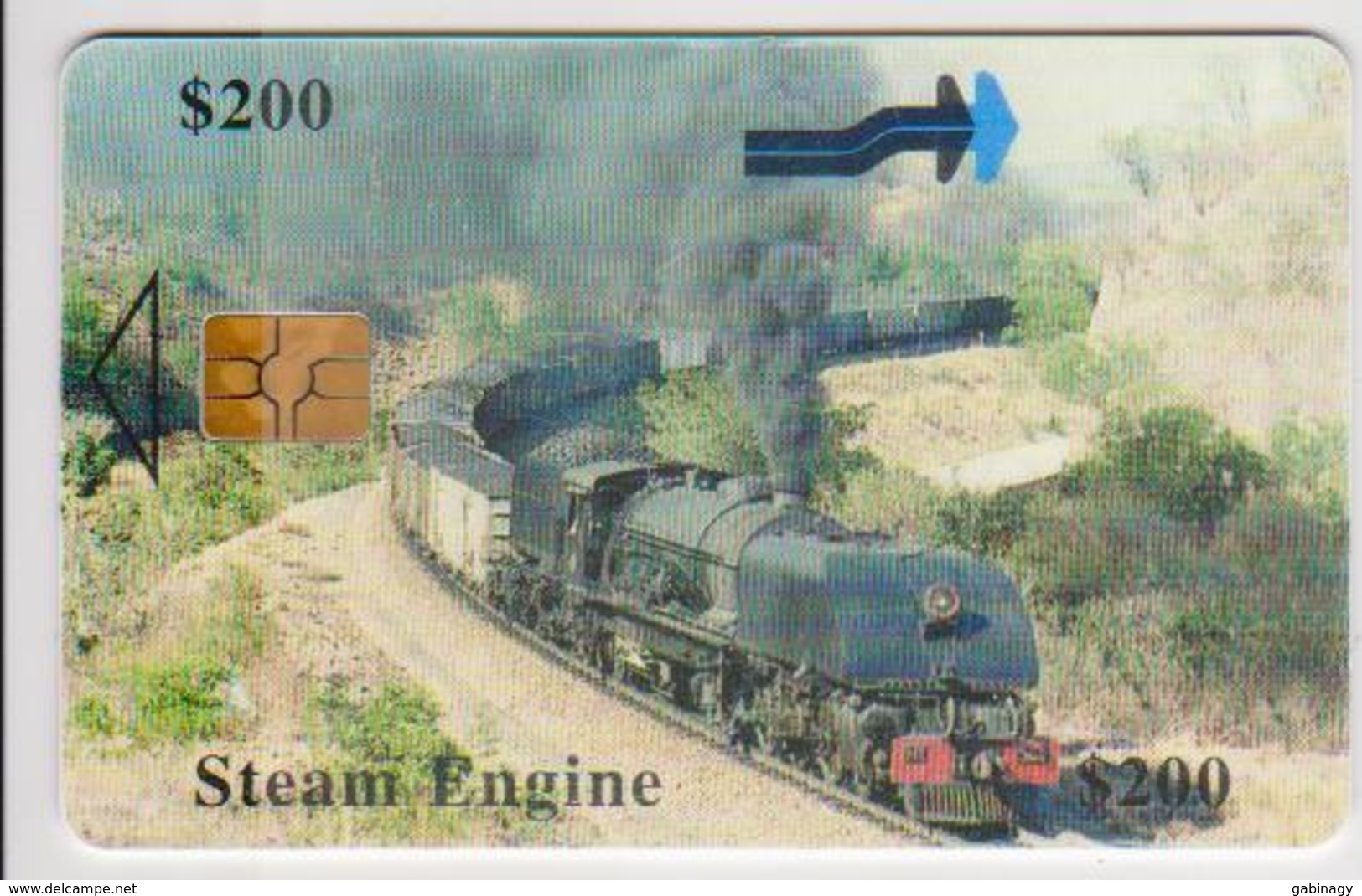 #09 - ZIMBABWE-02 - TRAIN - STEAM ENGINE - Zimbabwe