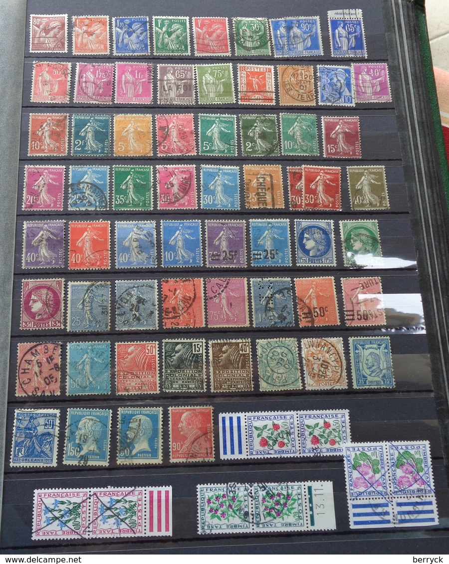 7 Pages De Timbres, Lot 1587 - Collections