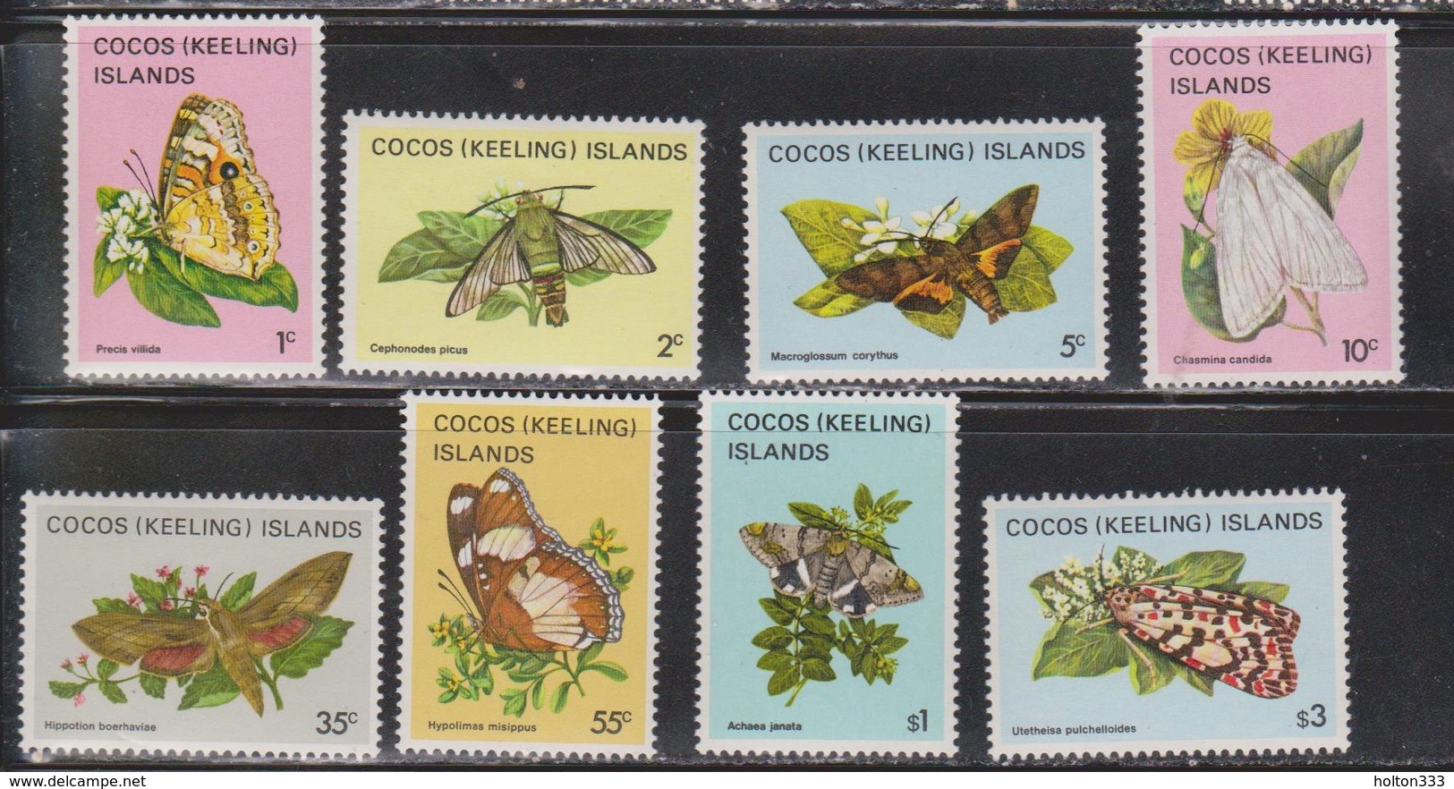 COCOS (KEELING) ISLANDS Scott # Between 87 - 102 MNH - Butterflies - Islas Cocos (Keeling)