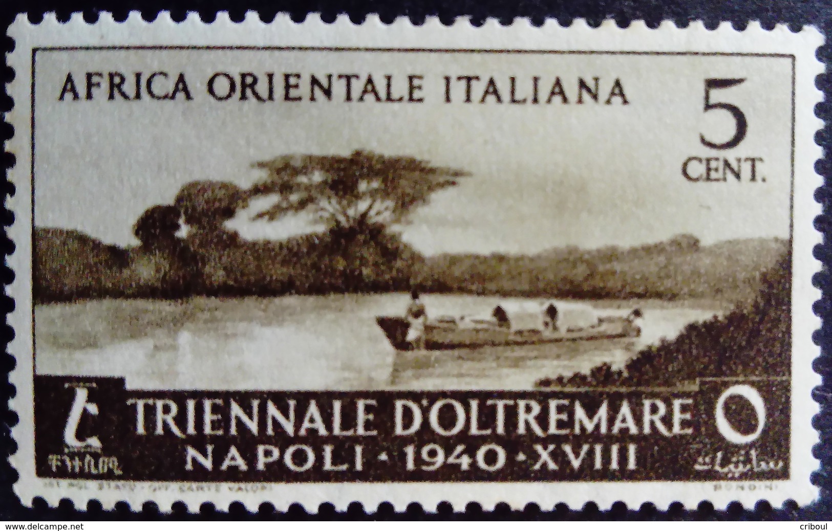 Afrique Orientale Italienne Africa Italiana 1940 Bateau Boat Barca Yvert 29 * MH - Afrique Orientale