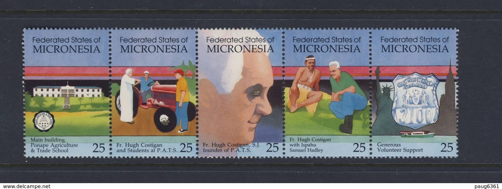 MICRONESIE  1990 ECOLE D'AGRICULTURE YVERT N°141/45  NEUF MNH** - Micronésie