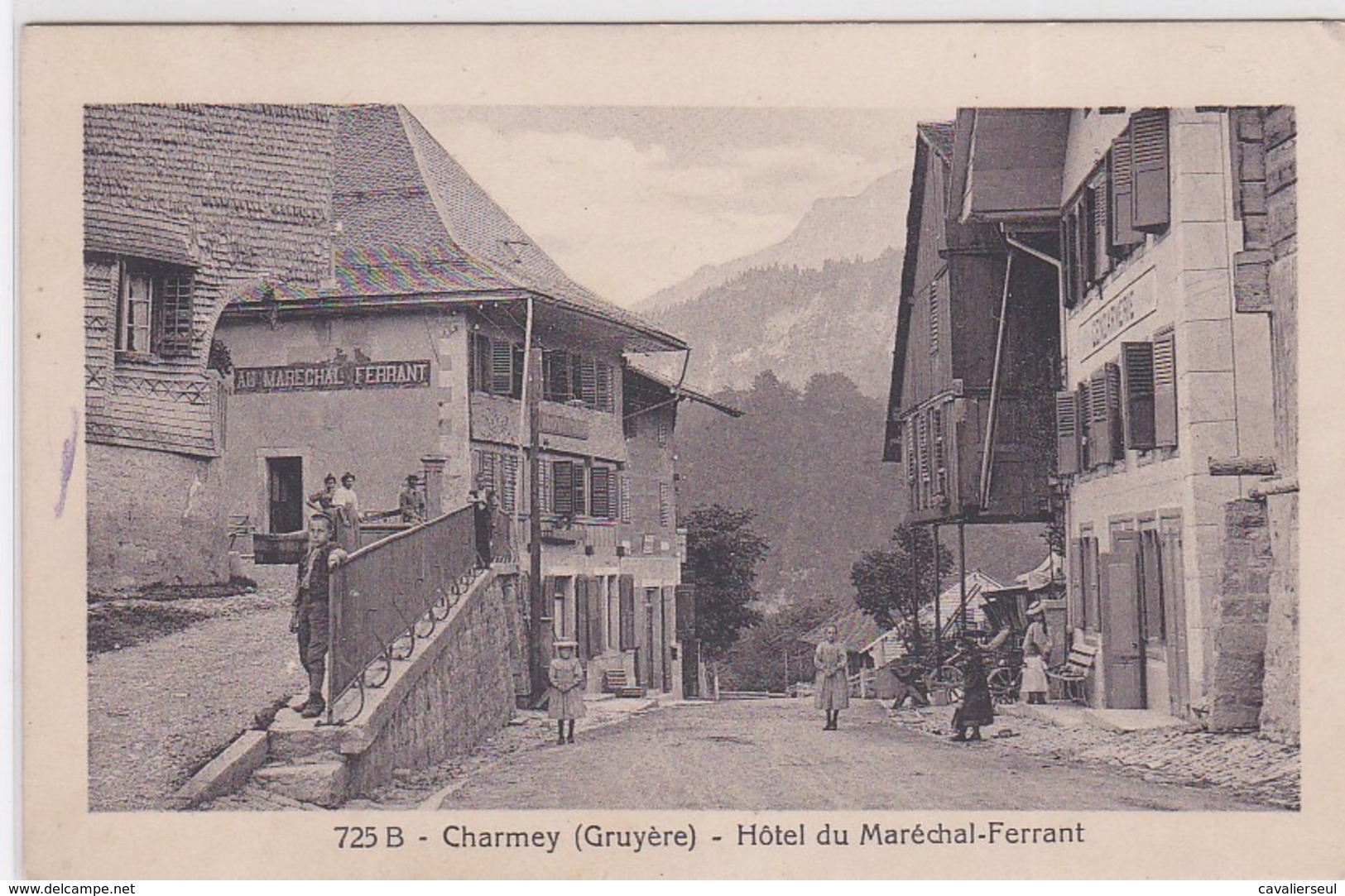 CP -  CHARMEY - HÔTEL Du MARECHAL-FERRANT - Charmey