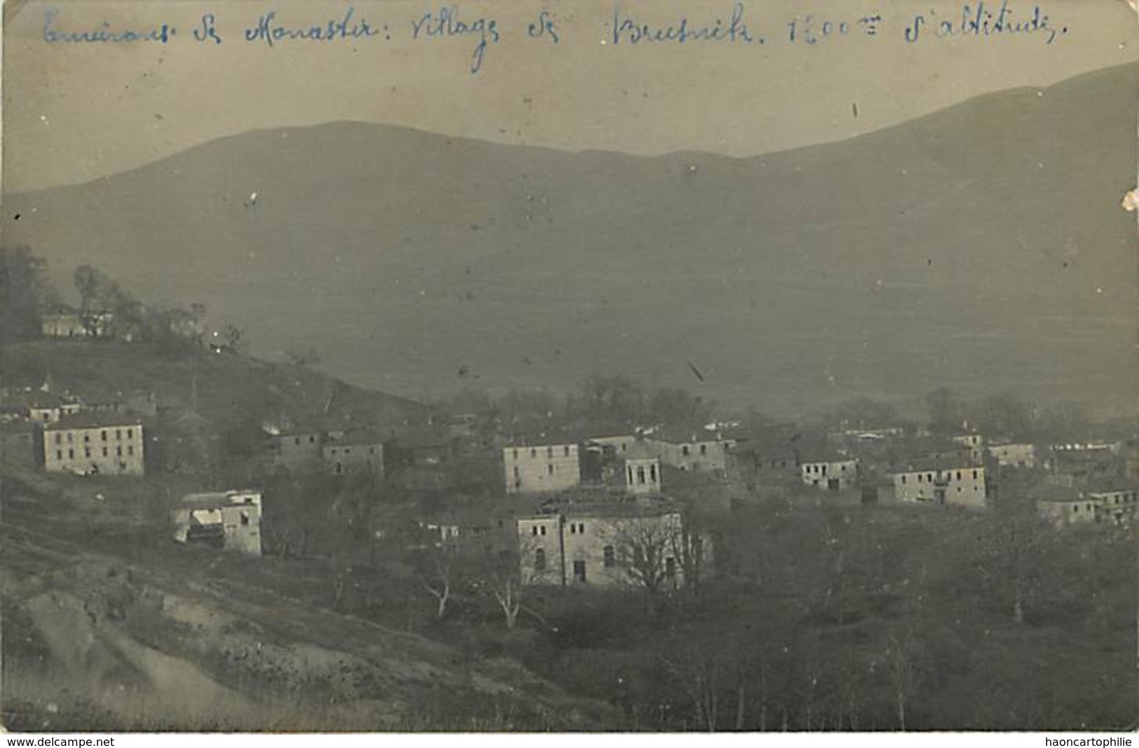 Serbie Carte Photo Du Village De Brusnick - Serbie