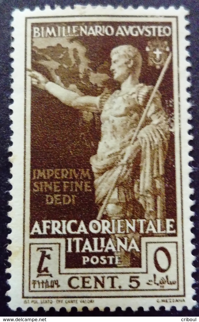 Afrique Orientale Italienne Africa Italiana 1938 Yvert 23 * MH - Afrique Orientale