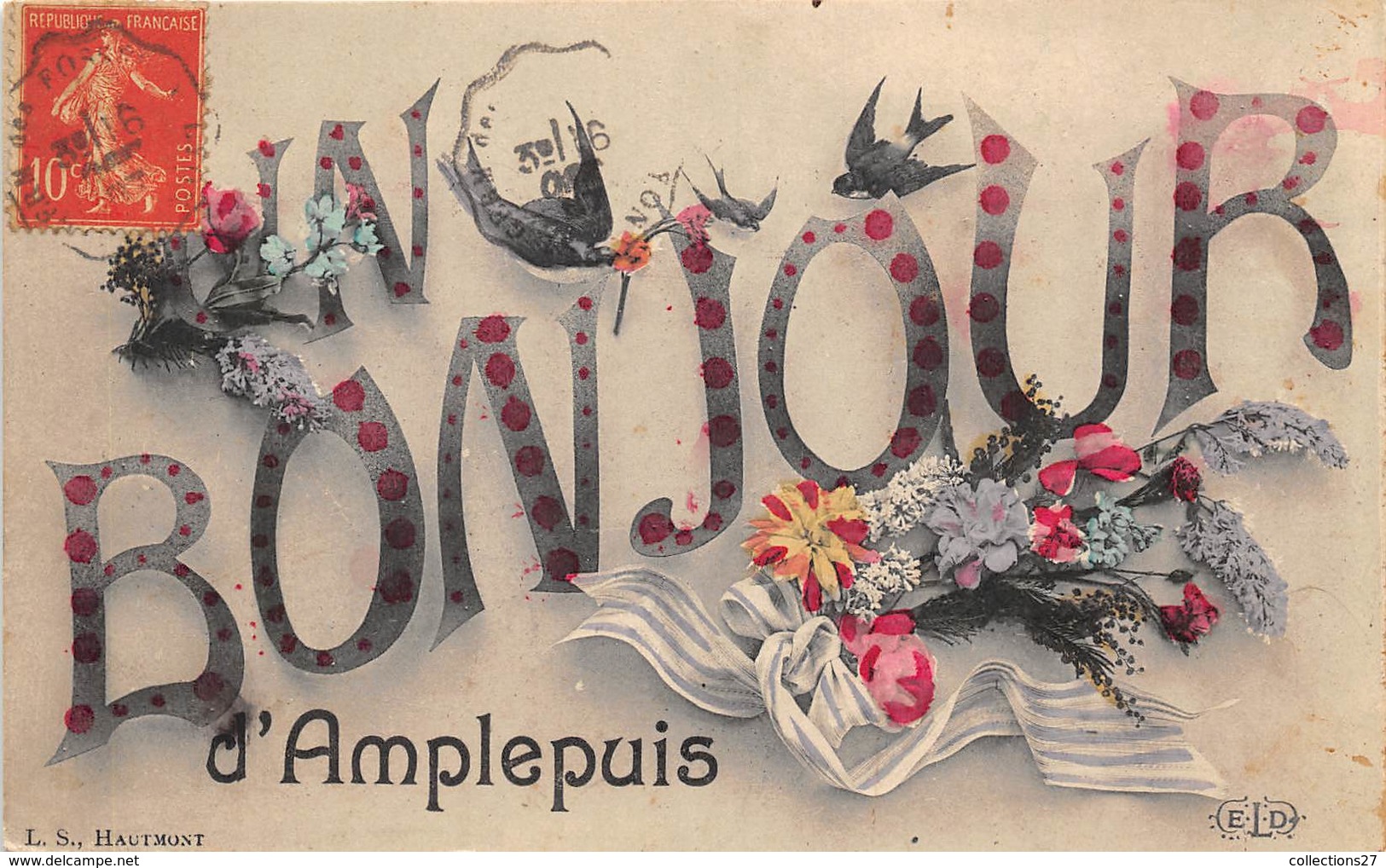69-AMPLEPUIS- UN BONJOUR - Amplepuis