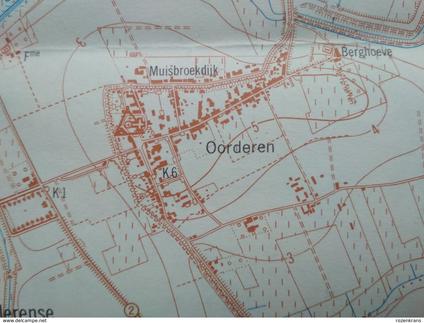 Topografische kaart STAFKAART Ekeren Brasschaat Kamp Van Oorderen Wilmarsdonk Stabroek Putte Kapellen Mariaburg Hoogboom