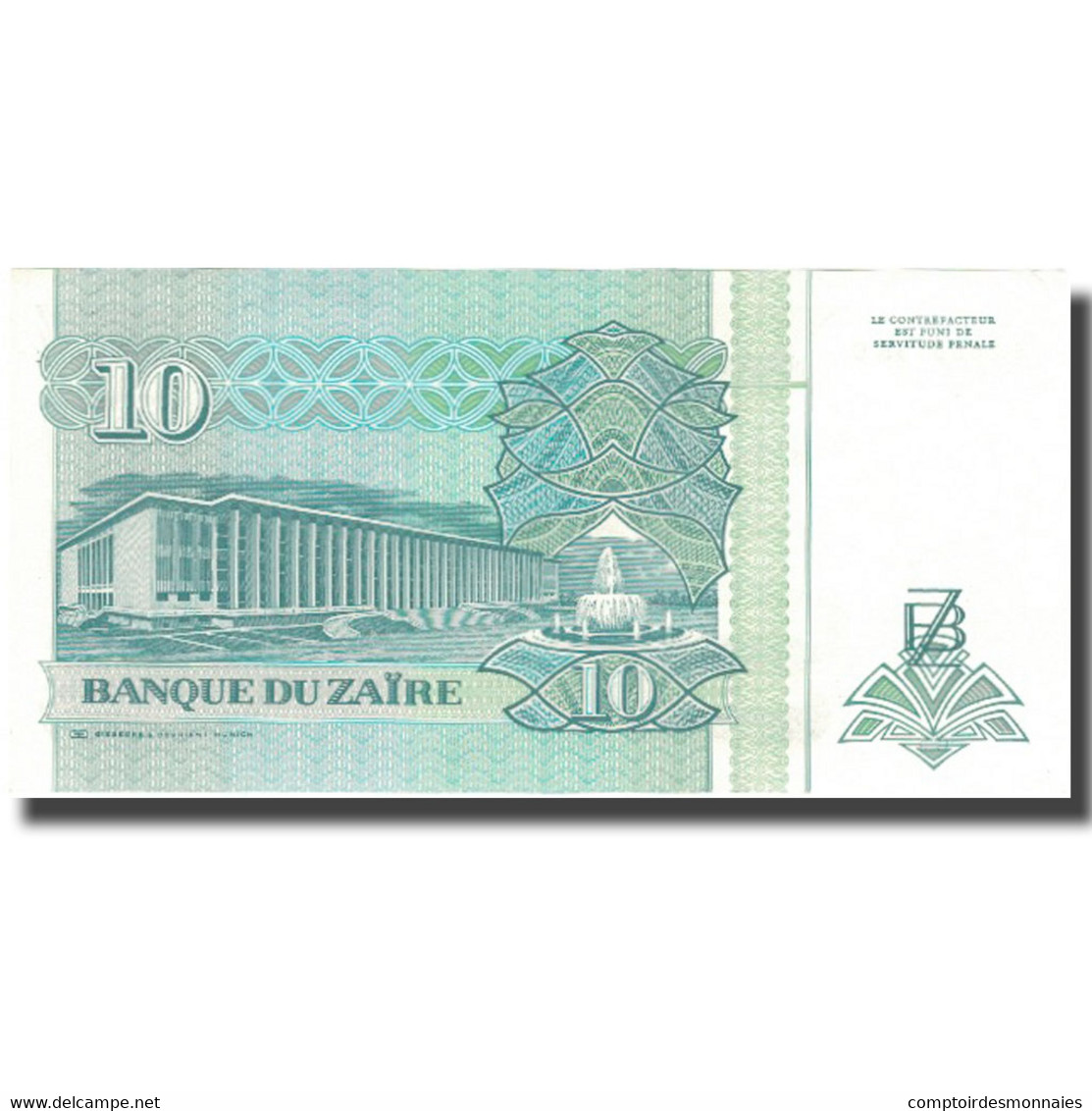 Billet, Zaïre, 10 Nouveaux Zaïres, 1993, 1993-06-24, KM:54a, SUP - Zaïre