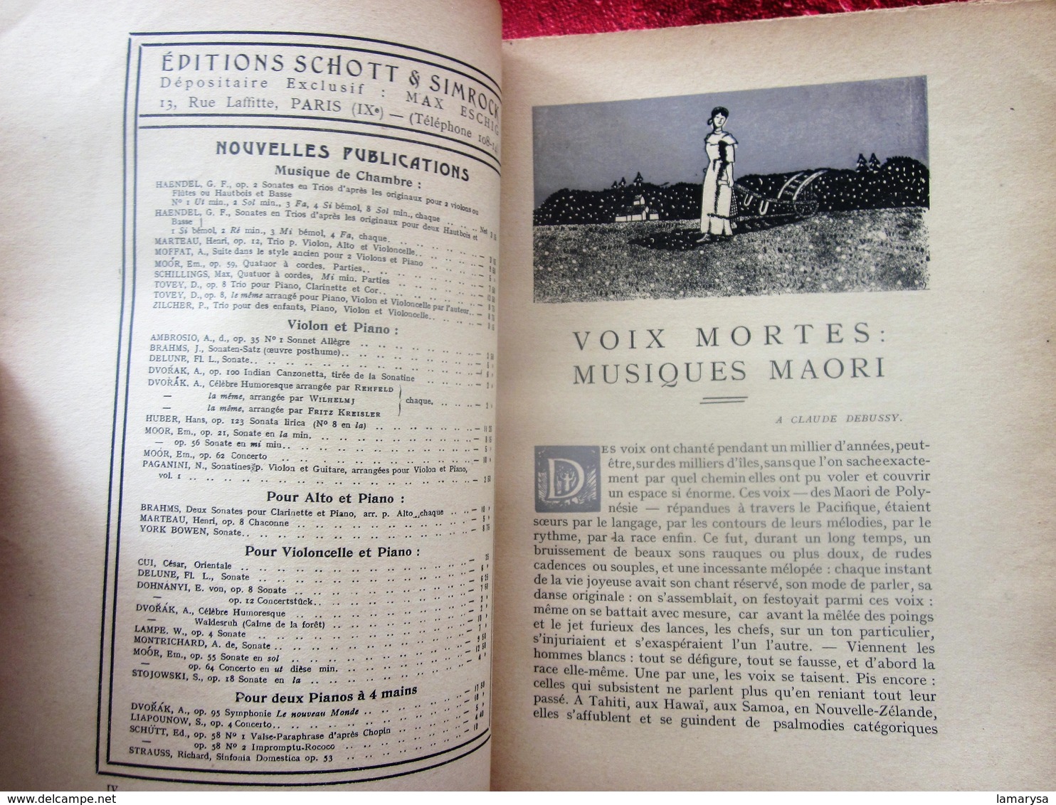 1907 MERCURE MUSICAL BULLETIN Français S.I.M.-SOCIÉTÉ INTERNATIONAL DE MUSIQUE Revue Culture PIANO - POÉSIE PARTITIONS - Música