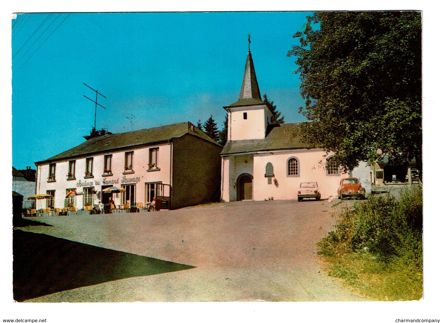 Auberge Au Canard Sauvage M. & Mme Hainaux-Dneux Grumelange - Martelange - 1974 - VW Coccinelle - 2 Scans - Martelange