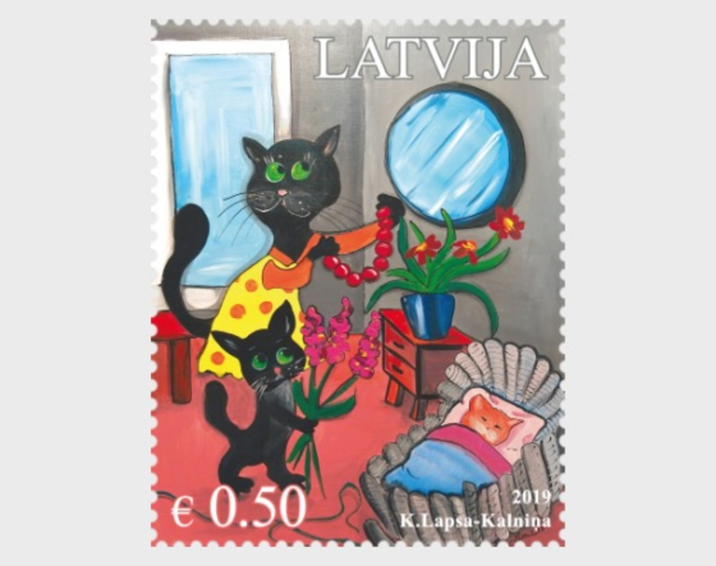 H01 Latvia 2019 Mother's Day  MNH Postfrisch - Lettland