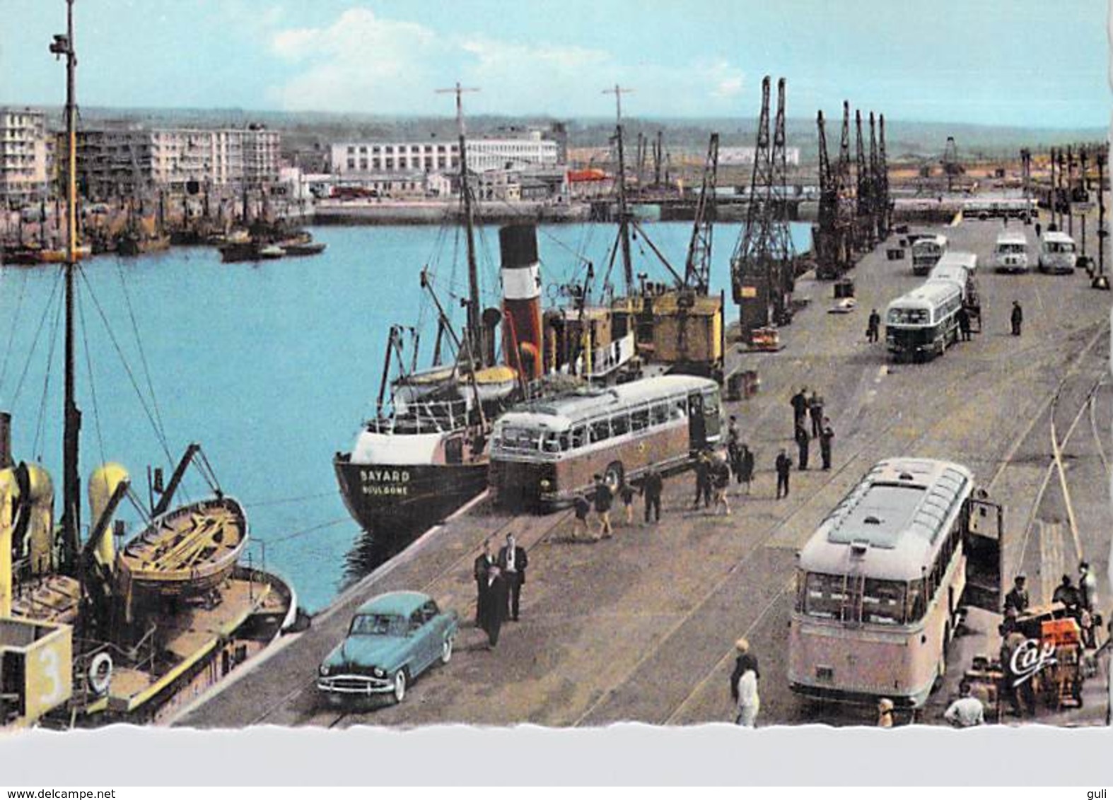 62] Pas De Calais > BOULOGNE Sur MER Les Quais De La Ville (bus Autobus Car Bateau "Bayard") *PRIX FIXE - Boulogne Sur Mer