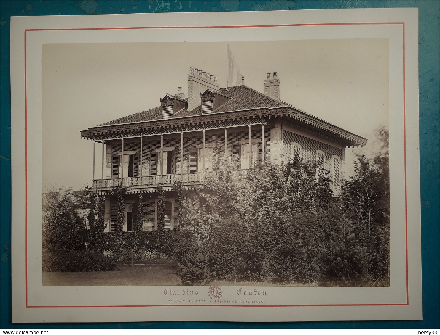 VICHY -  Chalet Marie-Louise (Villa Impériale) -  Photographie Ancienne Grand Format De Claudius Couton - Métiers