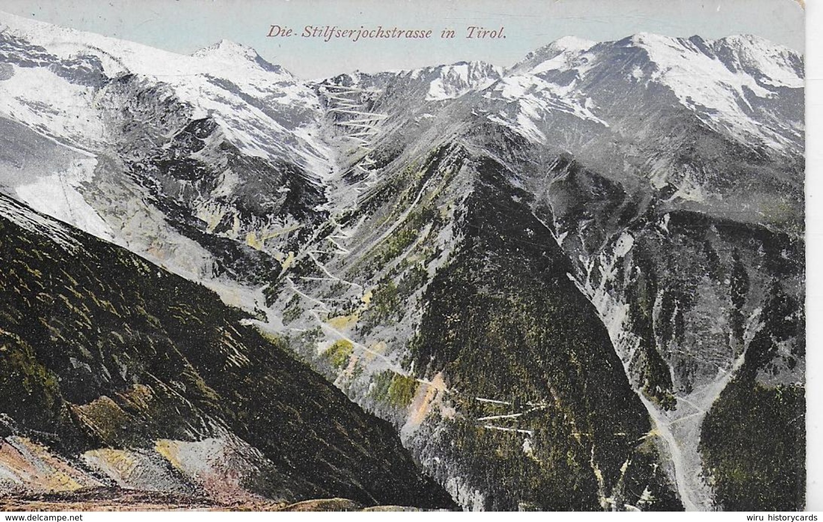 AK 0234  Stilfserjochstrasse - Verlag Amonn Um 1909 - Bolzano