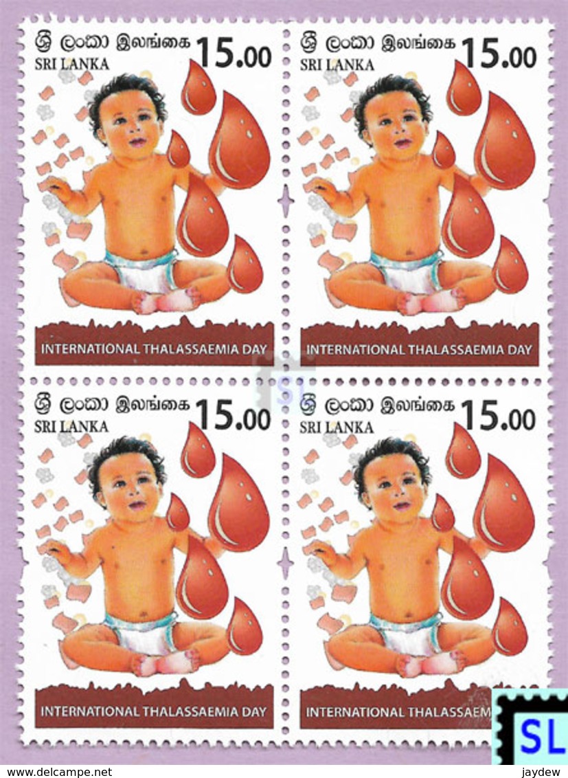 Sri Lanka Stamps 2019, World Thalassaemia Day, MNH - Sri Lanka (Ceylon) (1948-...)