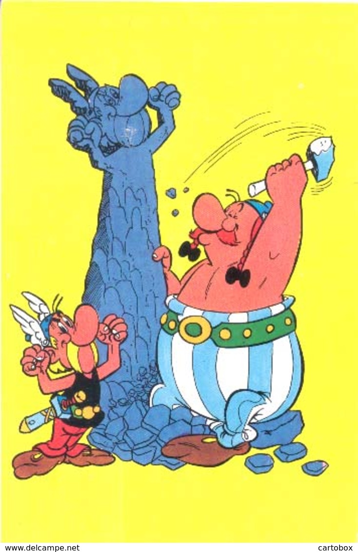 Asterix En Obelix,  Stripfiguren Uit De PEP (het Raster Op De Kaart Is Veroorzaakt Door Het Scannen;) - Bandes Dessinées