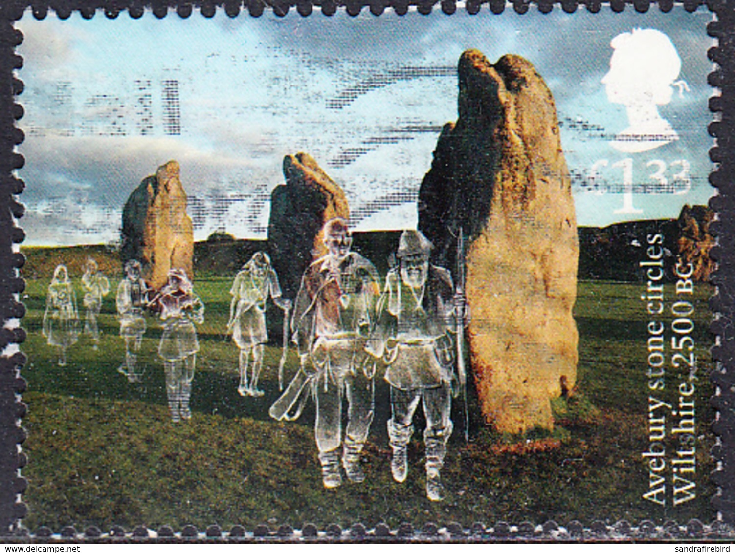 2017 GB   Ancient Britain - Avebury Stone Circles, Wiltshire, 2500 BC £1.33Used SG3913 - Oblitérés