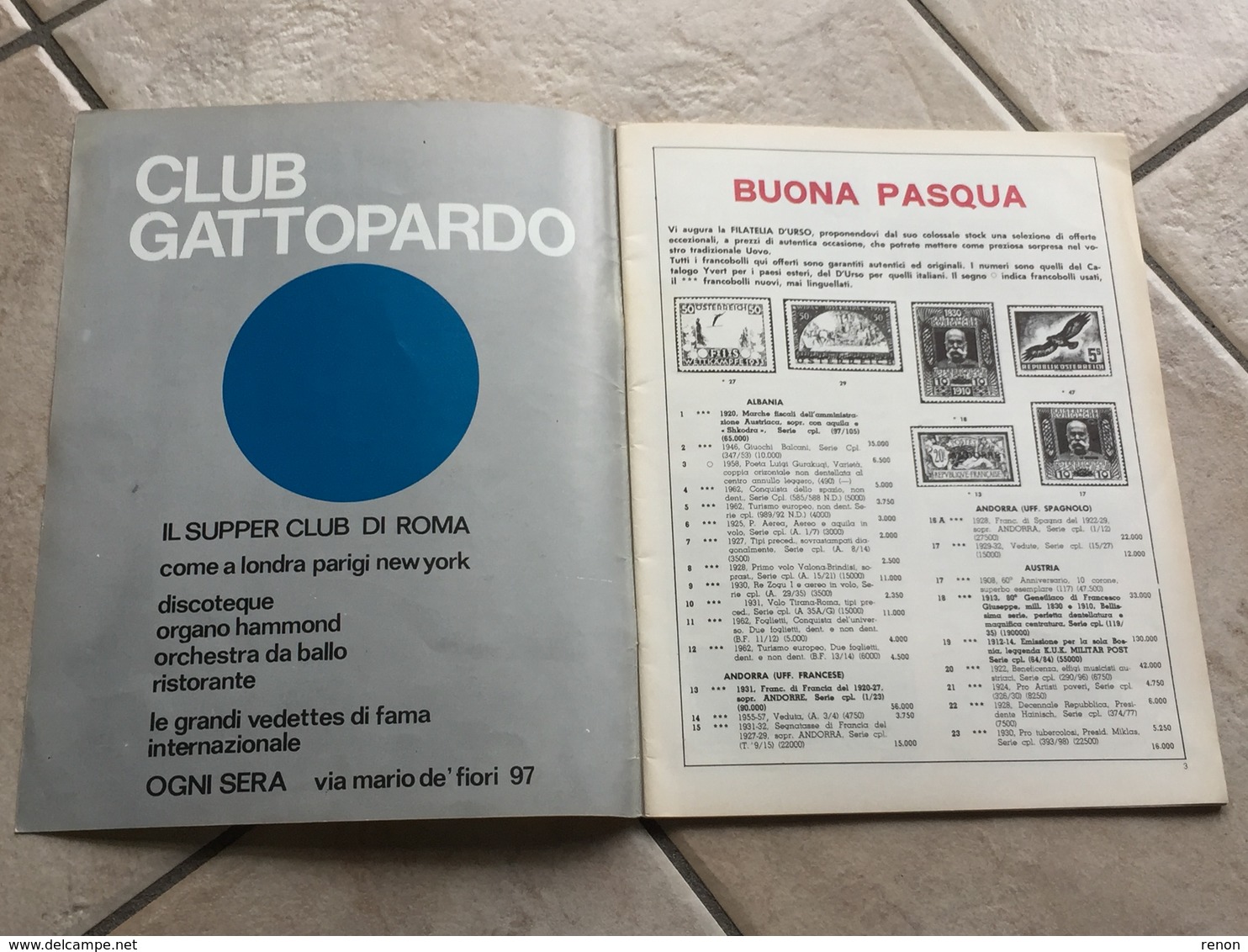 Vecchio Catalogo Filatelia 1969 Francobolli - Altri & Non Classificati