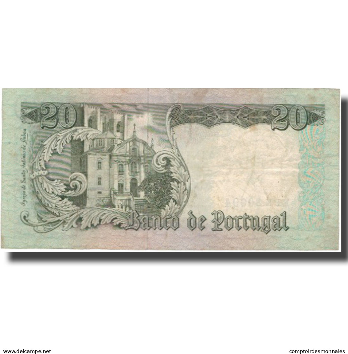 Billet, Portugal, 20 Escudos, 1964, 1964-05-26, KM:167b, TB+ - Portugal